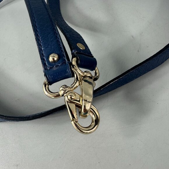 Kate Spade New York Blue Leather Adjustable Strap - Picture 3 of 10